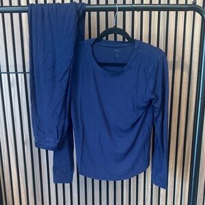 Katy Spade Navy Blue Pajama Set